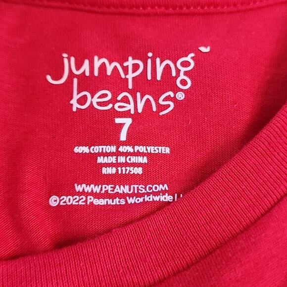 Snoopy Jumping Beans Christmas Long Sleeve Tee, NWT, 7 - Picture 3 of 4
